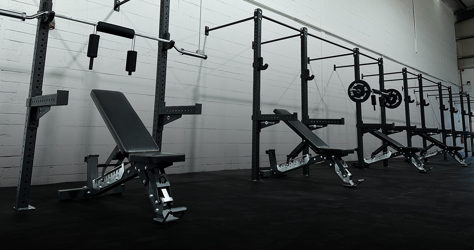 Squat Racks & Weight Benches with Squat Barbells